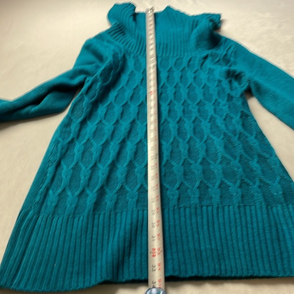 Women’s Willow Cowl Tangier Teal Turtleneck Sweater NWT Sz S - Picture 10 of 15